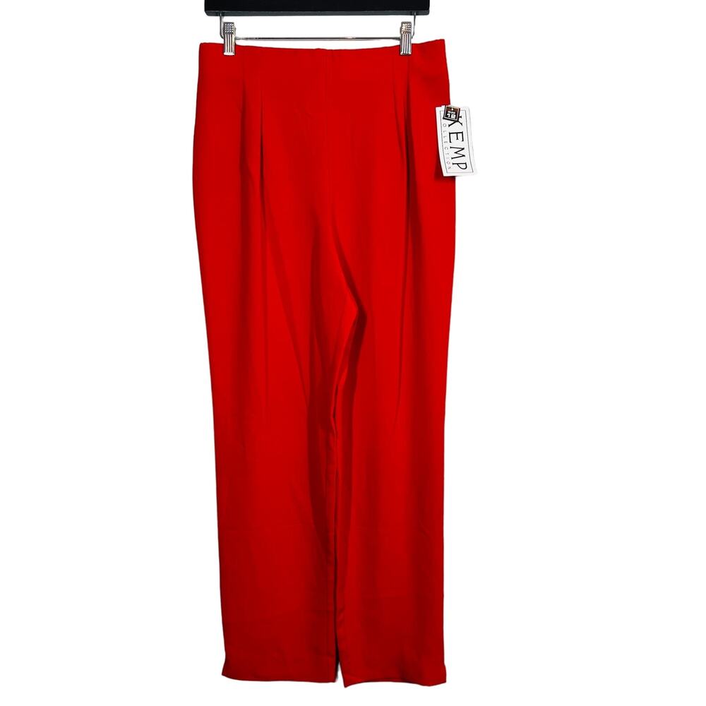 NEW! Kemp Collection Formal Trouser Pants Red - 12